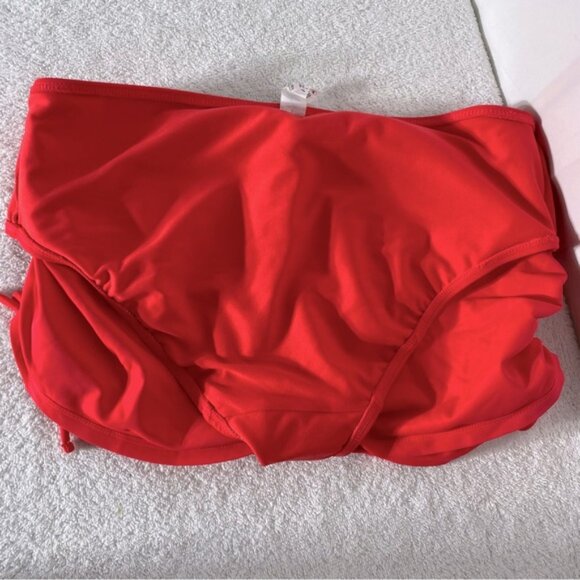 5/$25 George Neon Orange Swim Skirt Bikini Bottom M - Picture 8 of 12